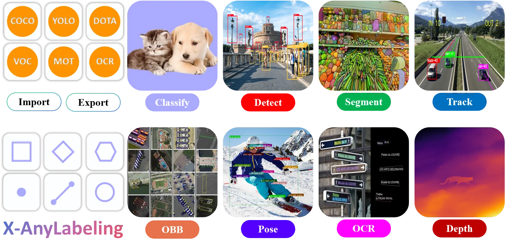 打造全场景、跨领域、多模态的AI工作流 | 开源图像标注工具 X-AnyLabeling v2.4.0 正式发布！