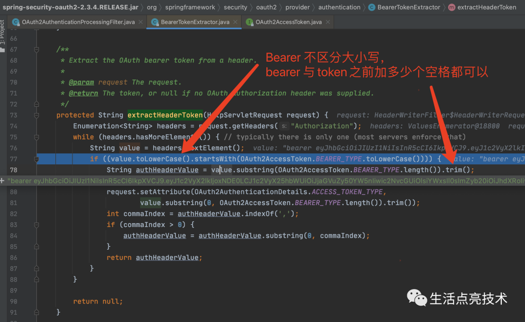 Spring security oauth2 token 