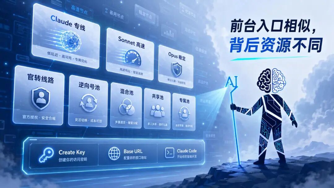 前台入口相似，背后资源不同