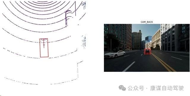 使用nuScenes工具融合绘制点云和相机标注框的示例
