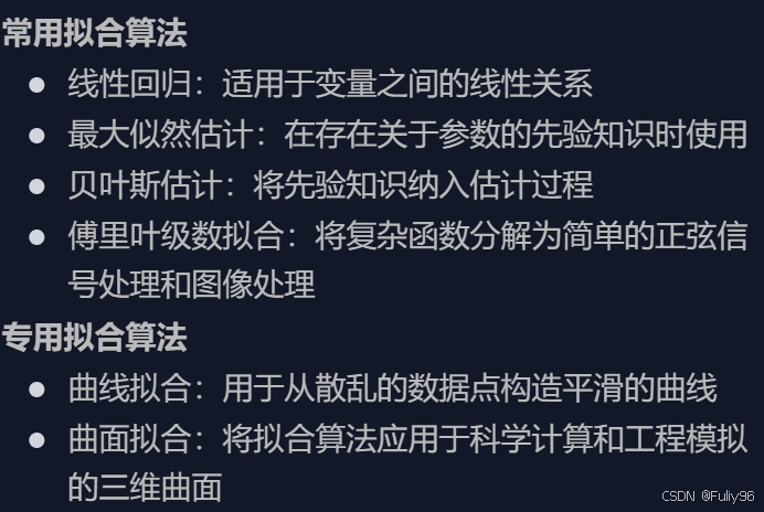 数学建模--拟合算法