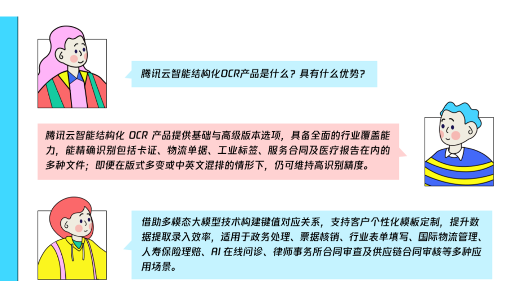 腾讯云智能结构化OCR：以多模态大模型技术为核心，推动跨行业高效精准的文档处理与数据提取新时代