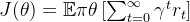 J(\theta) = \mathbb{E}{\pi\theta} \left[ \sum_{t=0}^\infty \gamma^t r_t \right]