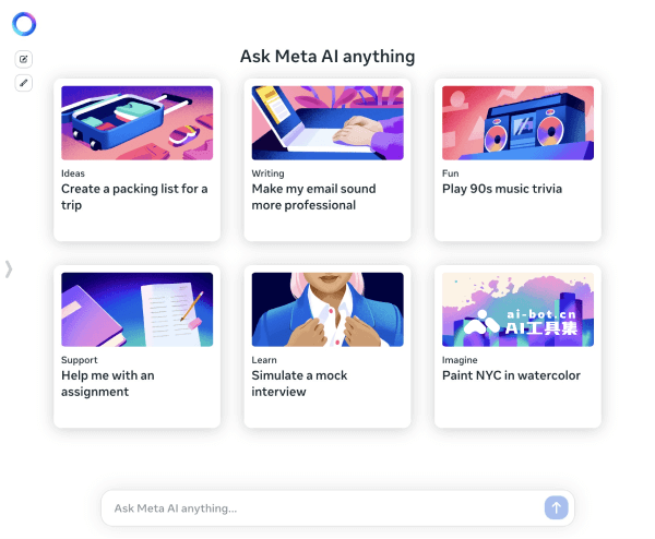Meta AI助手:社交帝国中的智能小伙伴 | AI工具箱