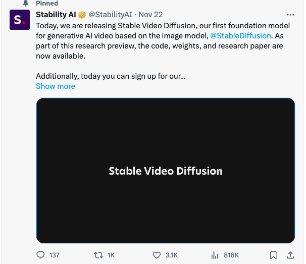 Stability AI 发布
