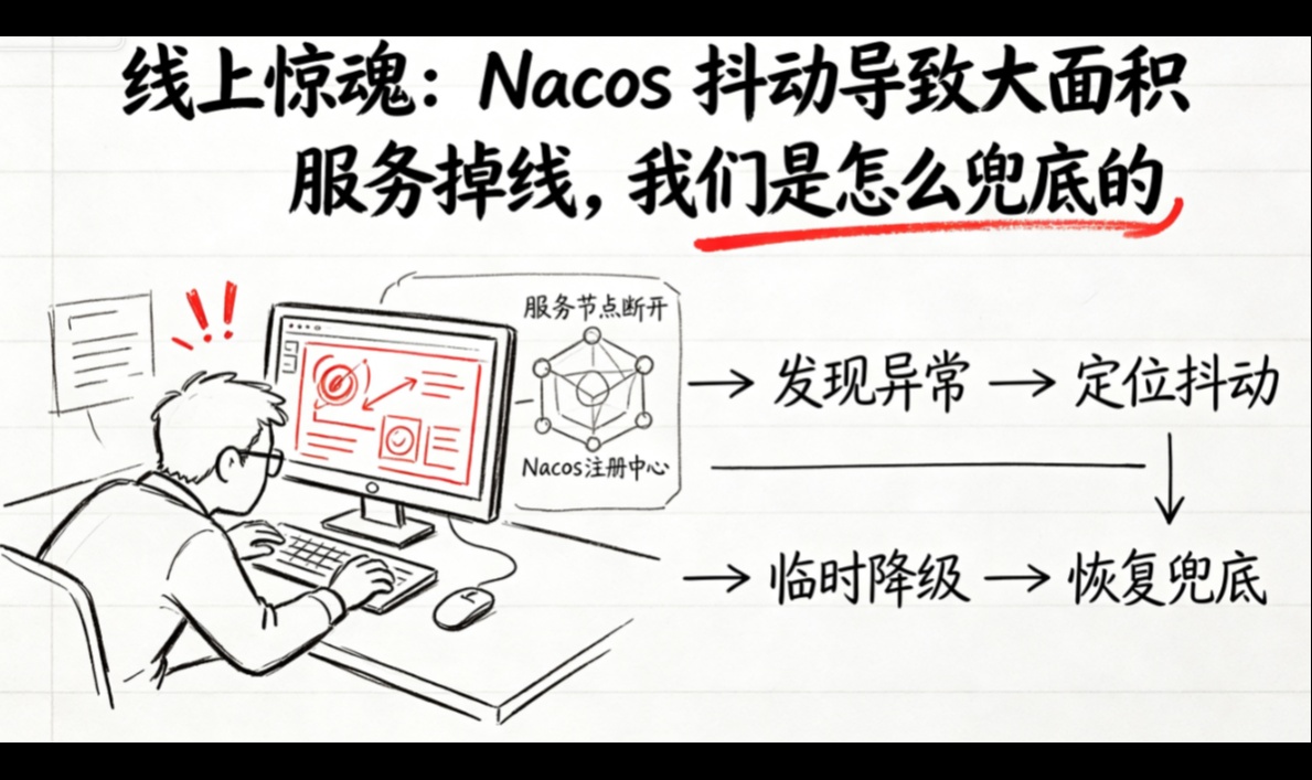 线上惊魂：Nacos 抖动导致大面积服务掉线，我们是怎么兜底的