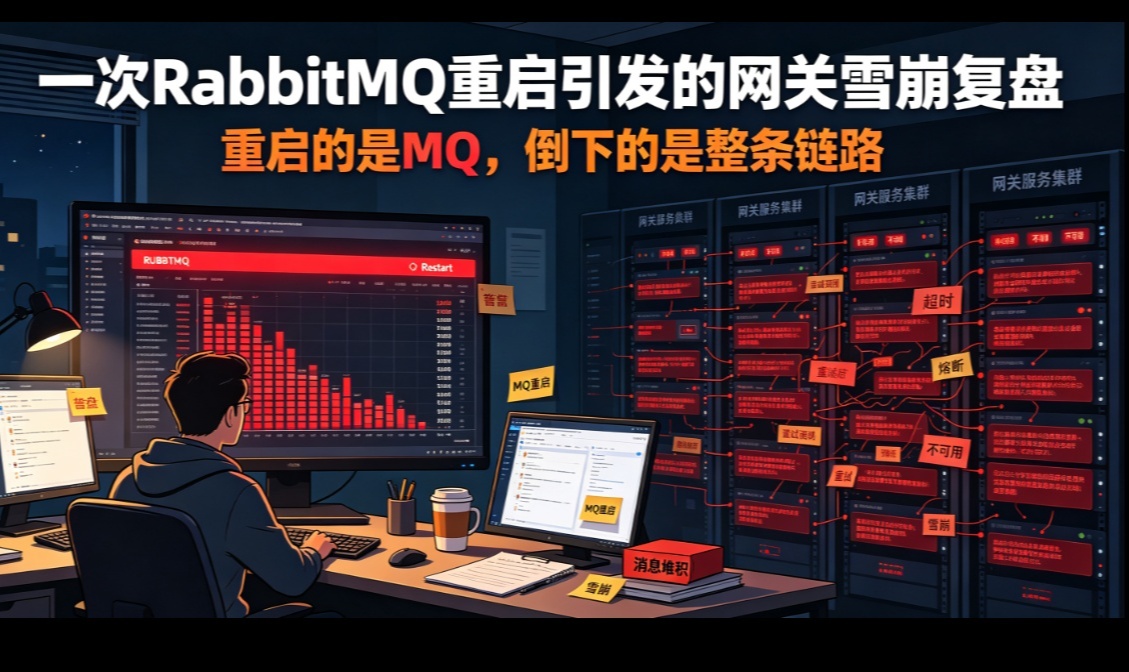 一次RabbitMQ重启引发的网关雪崩复盘