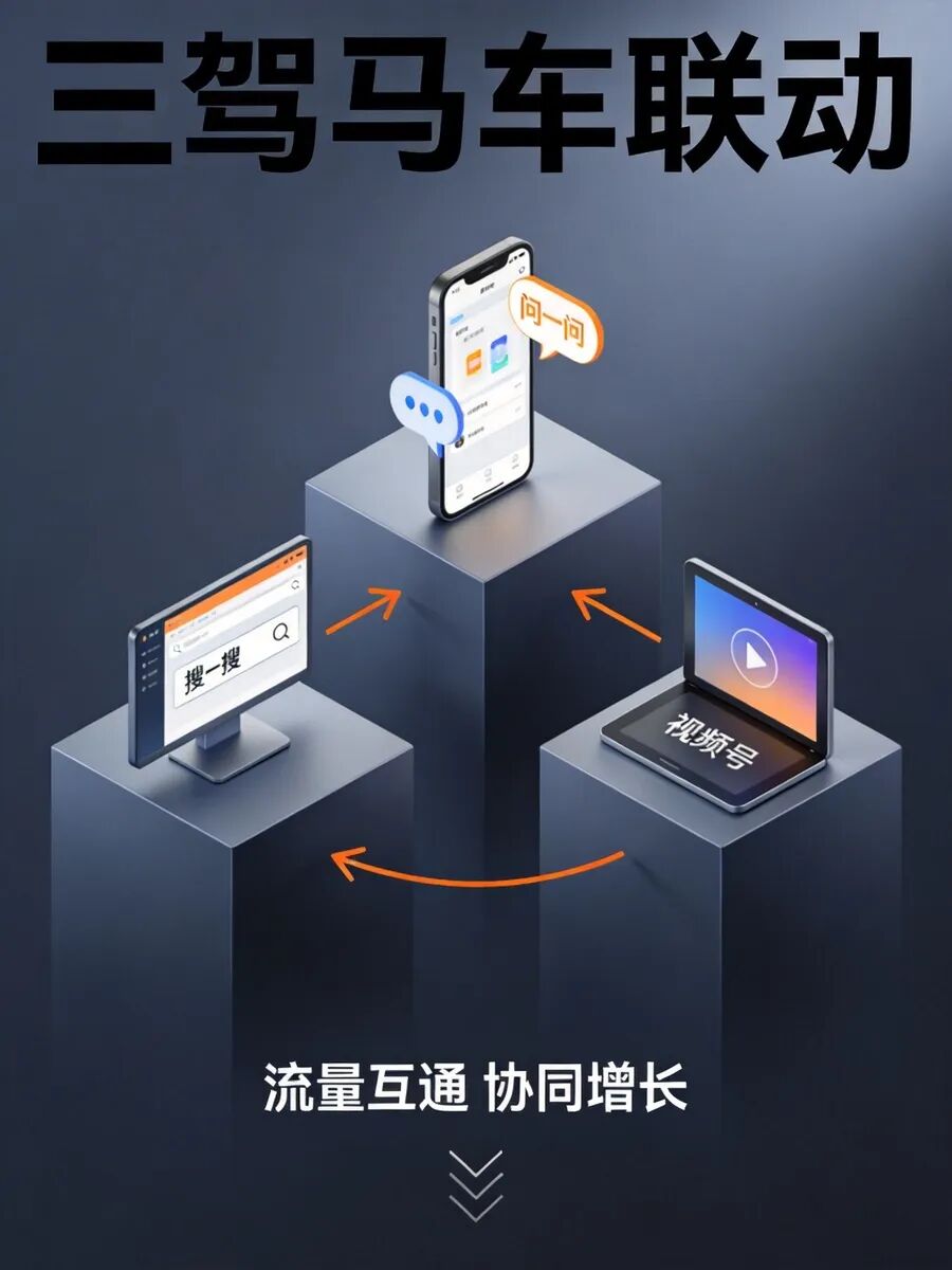 三驾马车联动概念图