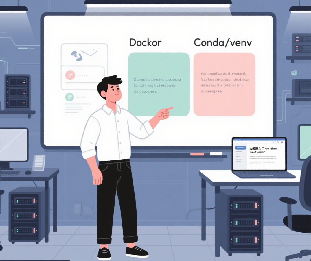 大模型入门虚拟环境该如何上手？一文教你选用Docker、Conda还是venv