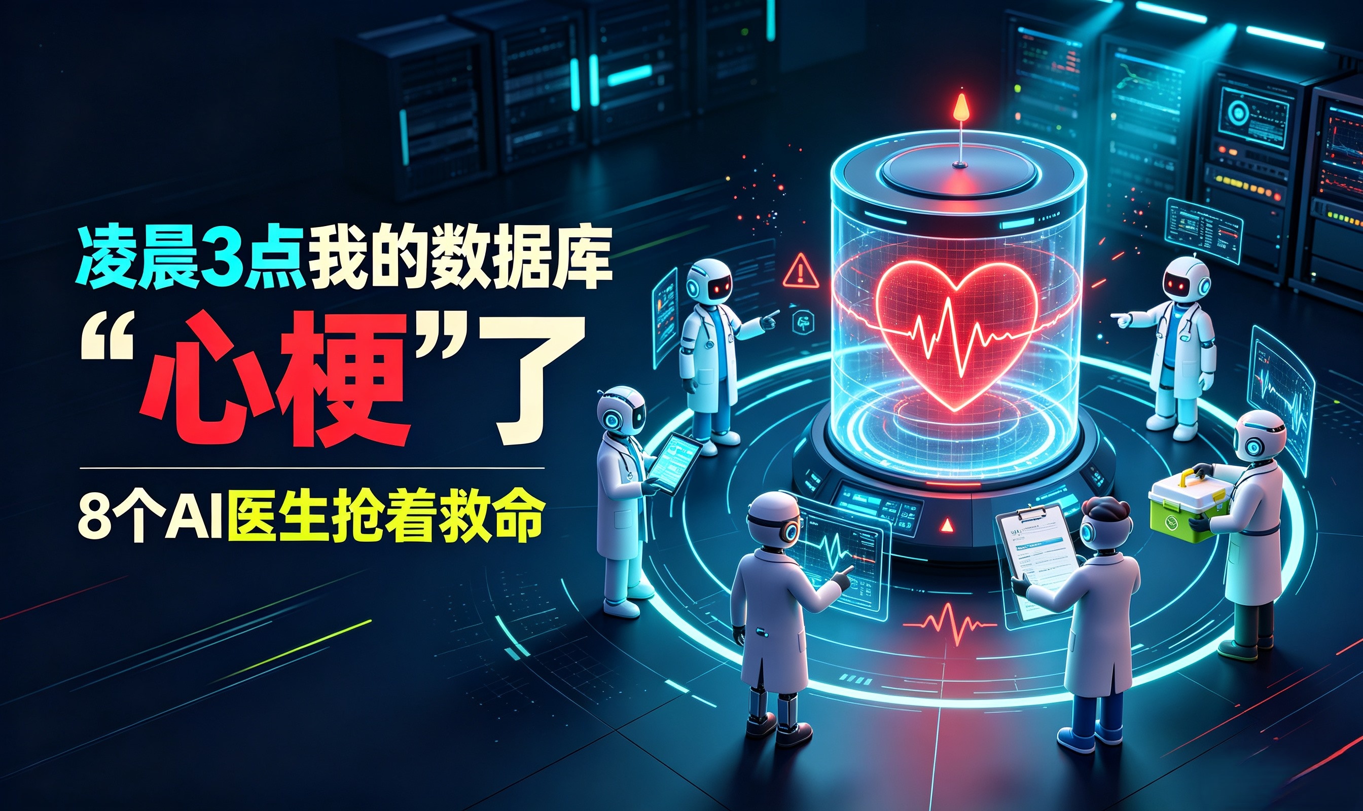 凌晨3点我的数据库&ldquo;心梗&rdquo;了8个AI医生抢着救命