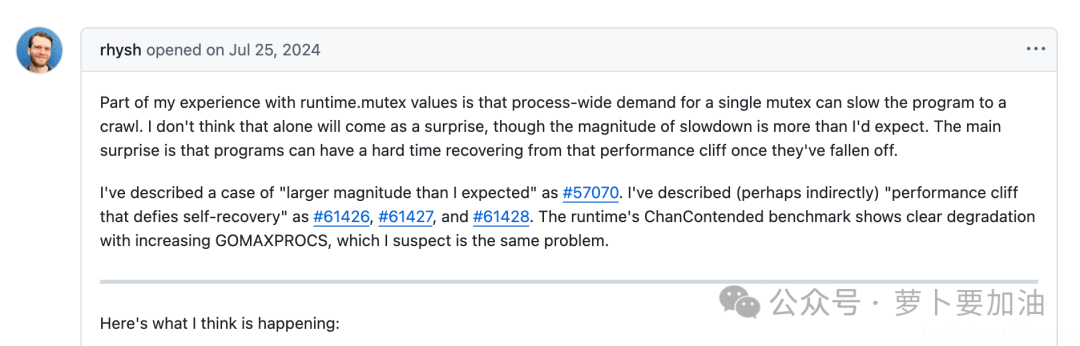 source https://github.com/golang/go/issues/68578