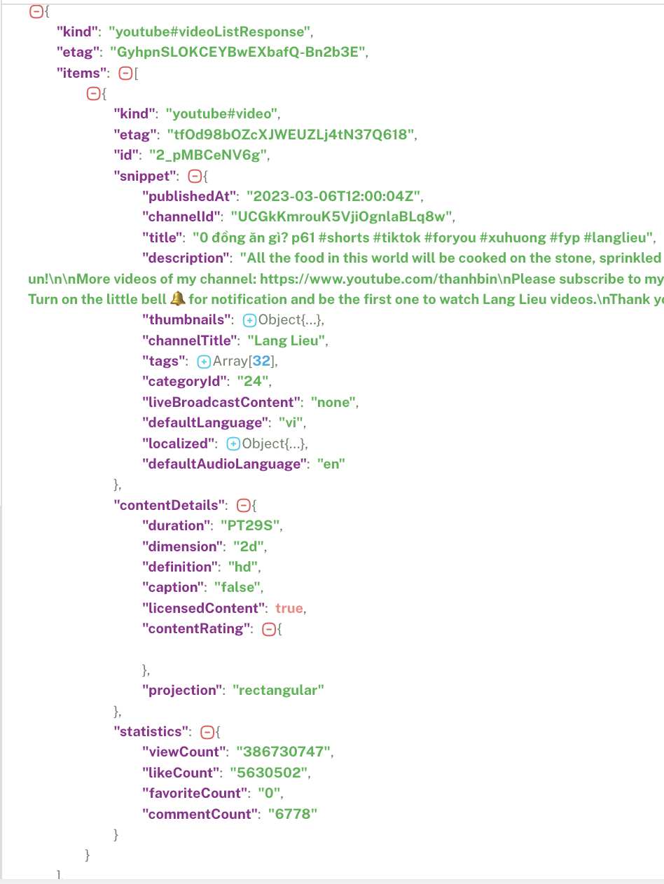 详情接口返回的json