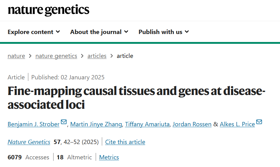 Fine-mapping causal tissues and genes at disease-associated loci