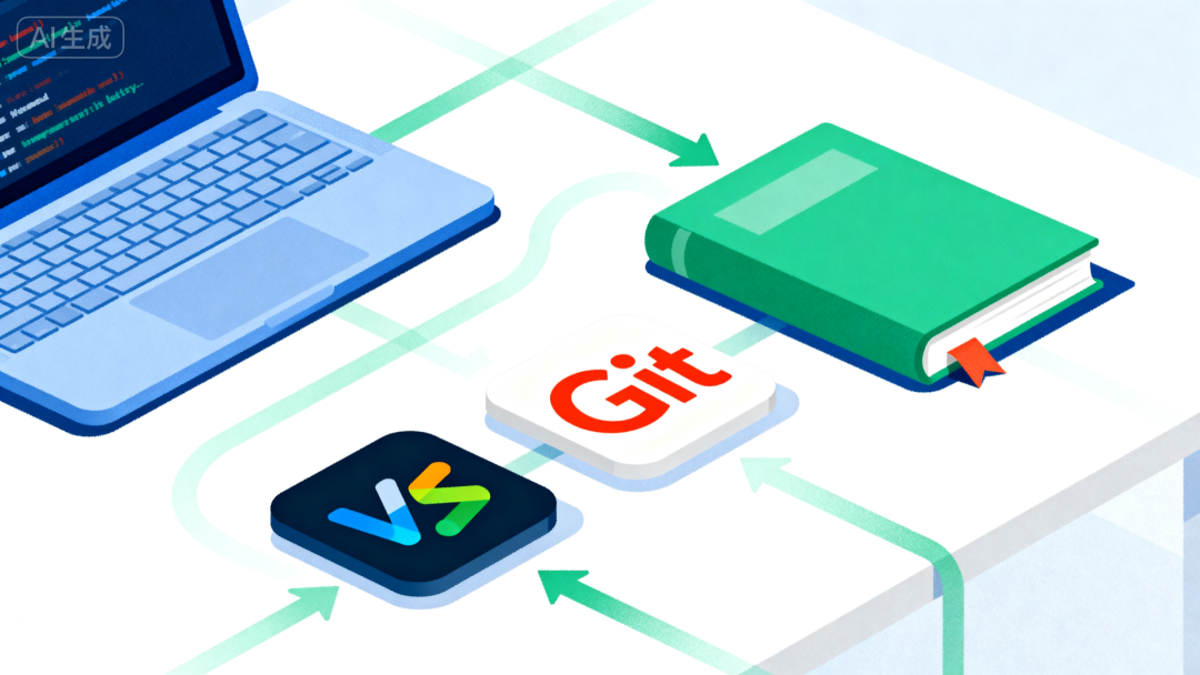 写书工具链：WorkBuddy + Git + VS Code