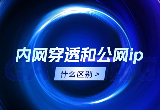内网穿透和公网ip什么区别