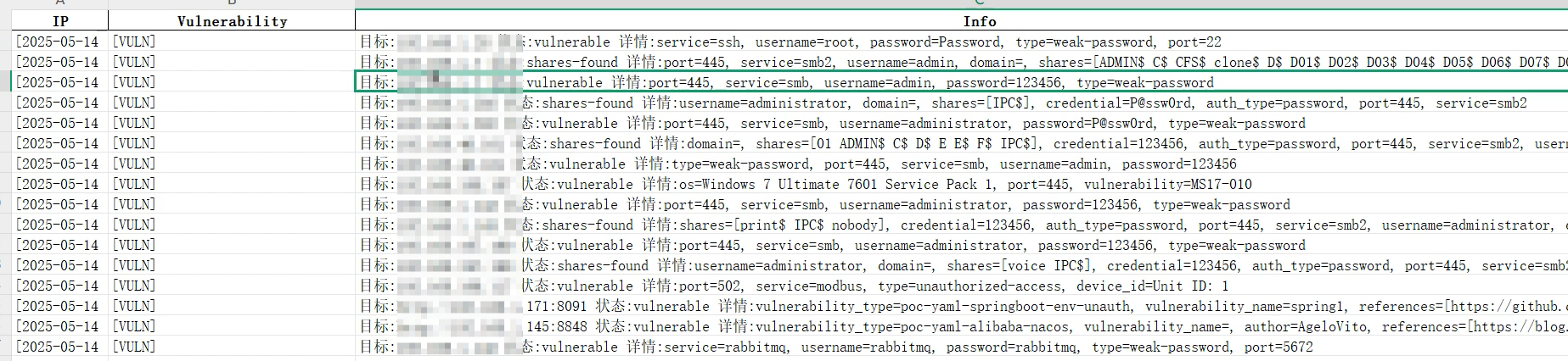 解析文件结果示范