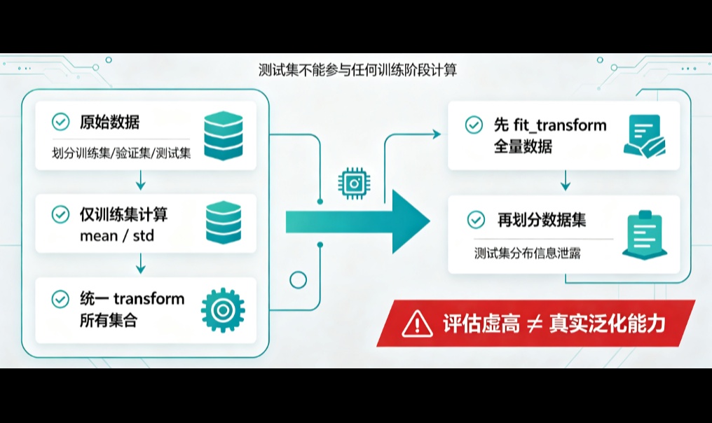 建立机器学习模型时，先划分数据集还是先对数据进行标准化？