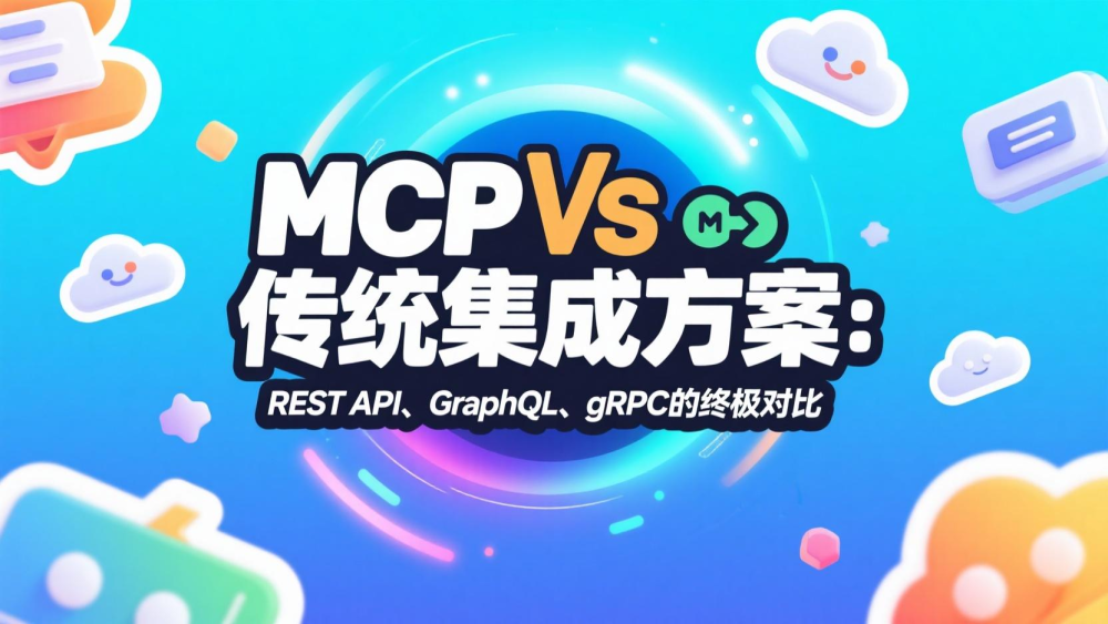 MCP vs 传统集成方案:REST API、GraphQL、gRPC的终极对比-腾讯云开发者社区-腾讯云