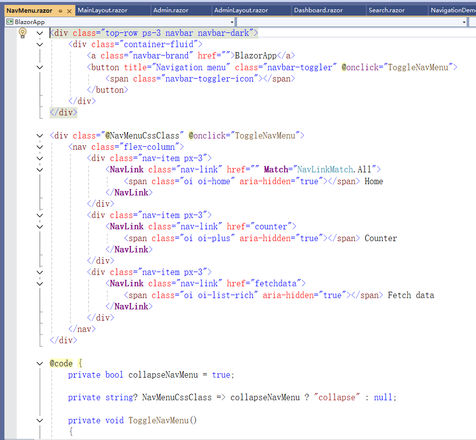 ASP.NET Core Blazor 路由配置和导航