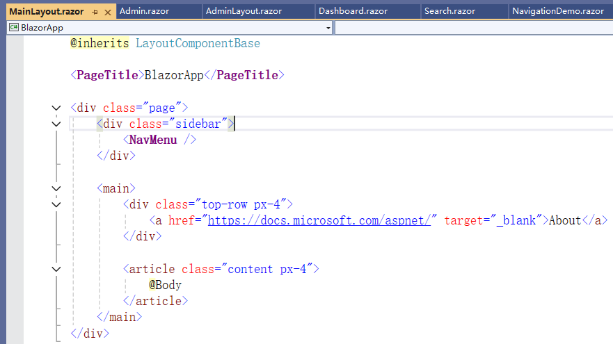 ASP.NET Core Blazor 路由配置和导航