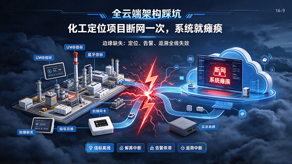 全云端架构踩坑：化工定位项目断网一次，系统就瘫痪