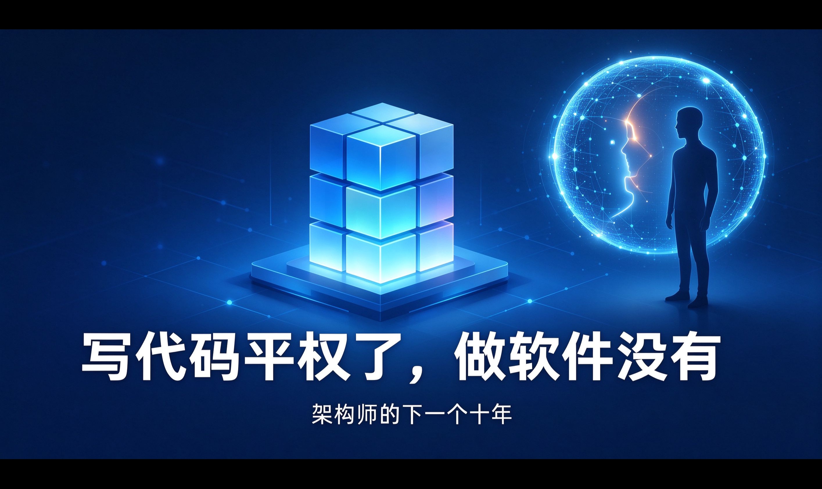 写代码平权了，做软件没有——架构师的下一个十年
