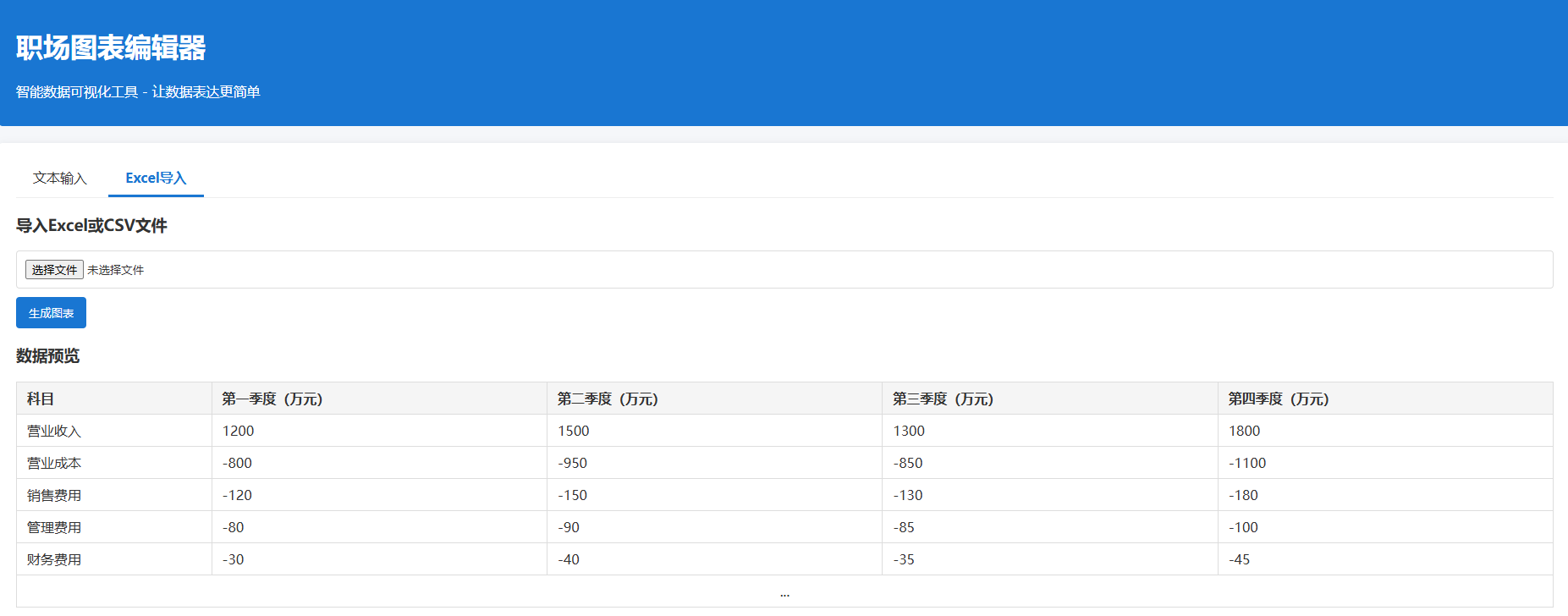 支持添加文字、表格