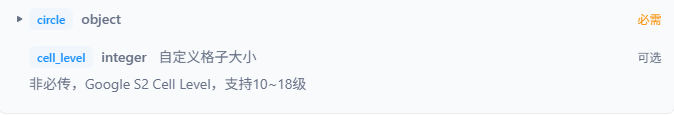 圆形围栏参数