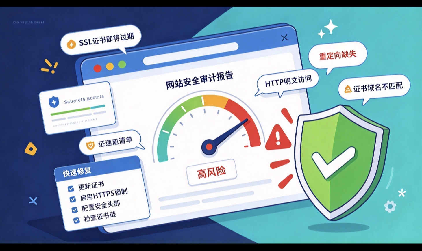 别等证书过期才发现：一套可复现的 HTTPS 安全审计流程