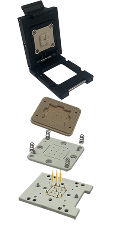 德诺嘉电子芯片测试座核心结构件材料性能对比分析