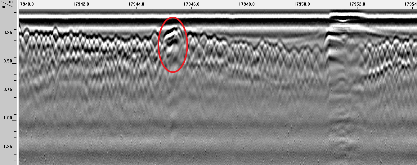 地质雷达结果图