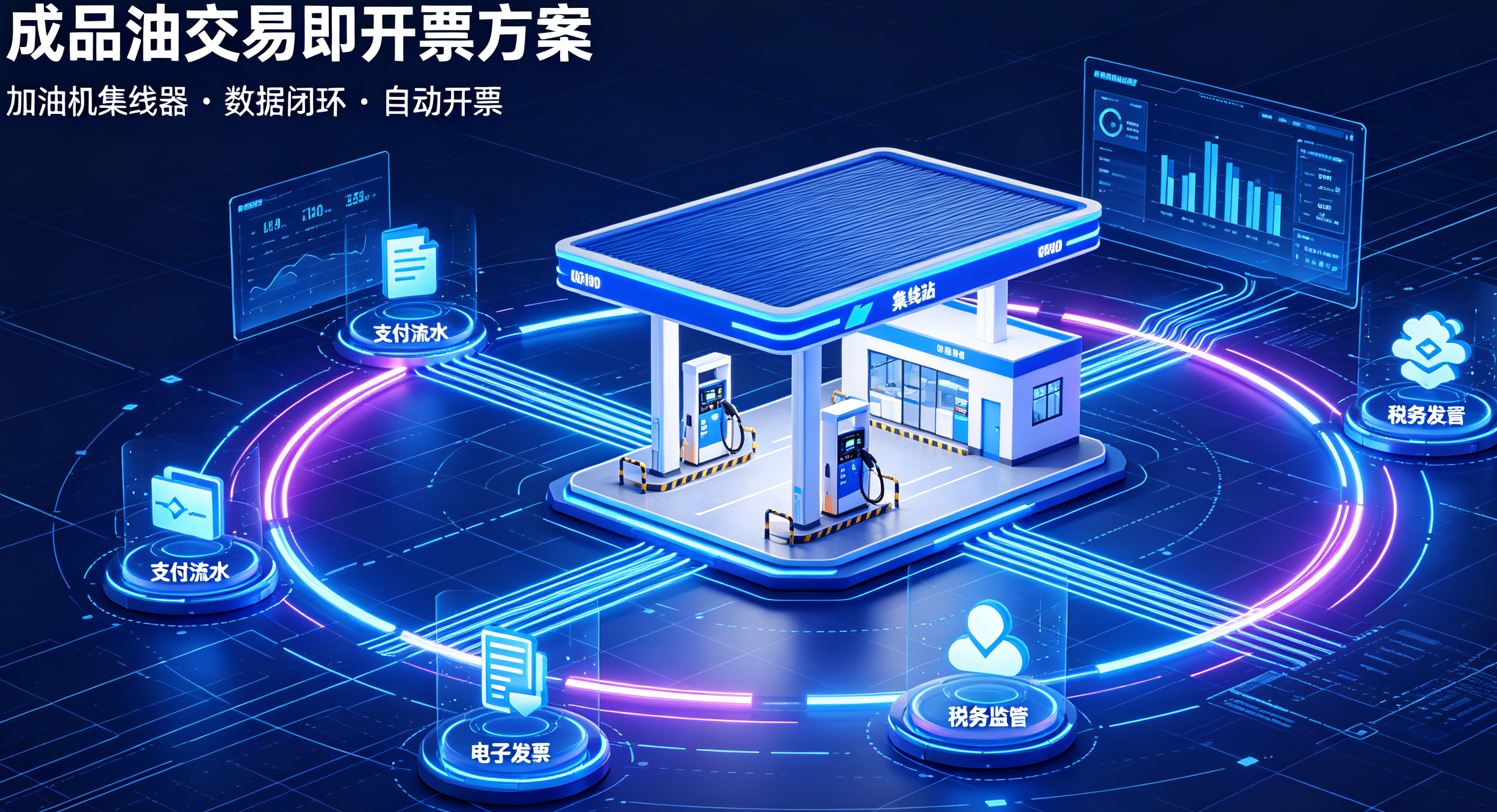 加油机集线器实现成品油交易即开票实施方案