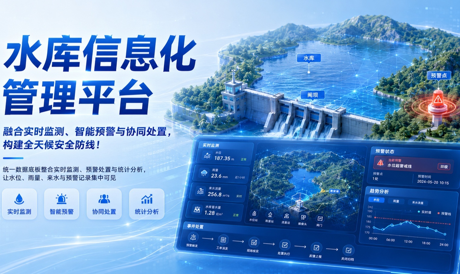 从监测数据到防汛决策：水库信息化管理平台如何构建智能化水情感知与预警体系