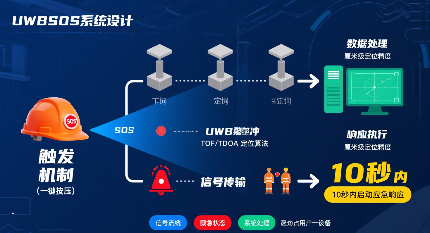 UWB SOS系统工作原理
