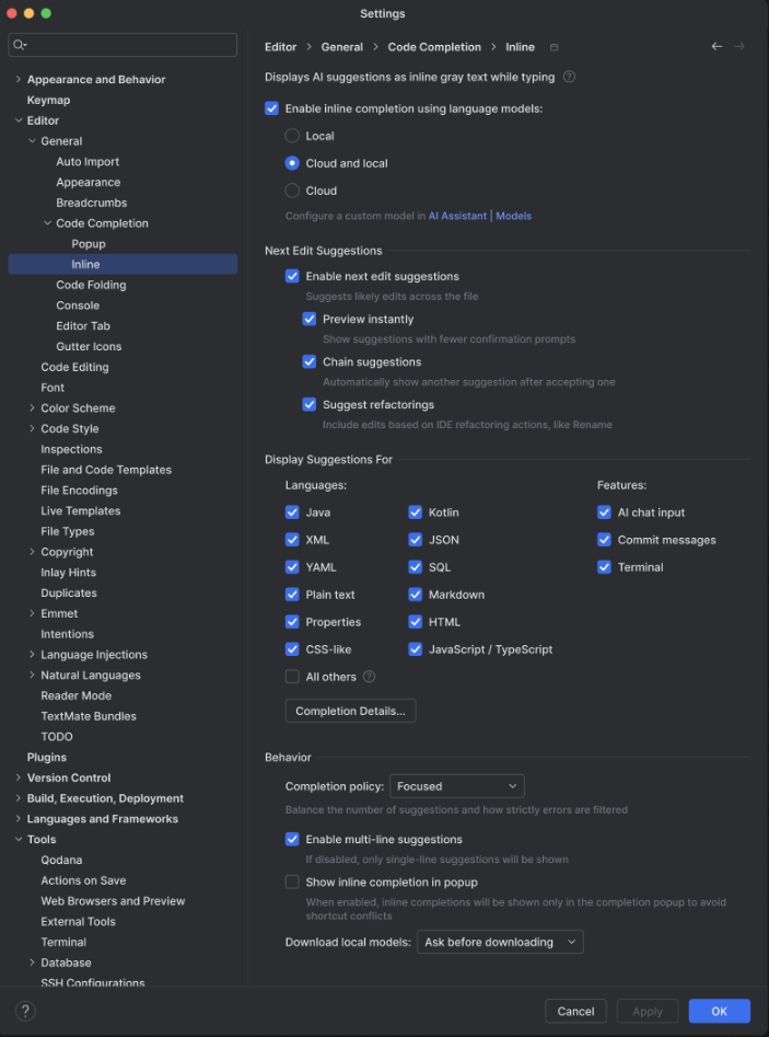 新设置面板预览