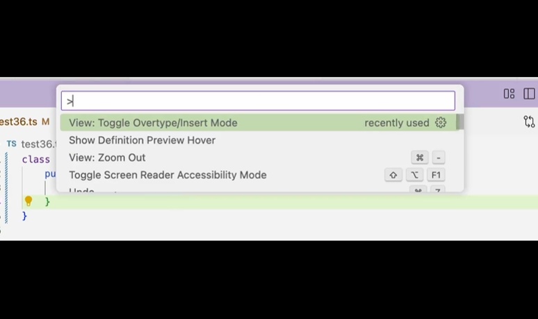 VS Code 新特性： 原生支持覆盖输入模式（Overtype Mode）