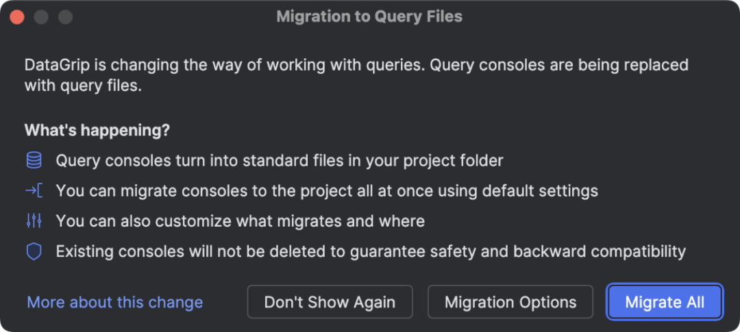 迁移对话框:一键迁移 or 手动精选?选哪个都行,反正你说了算