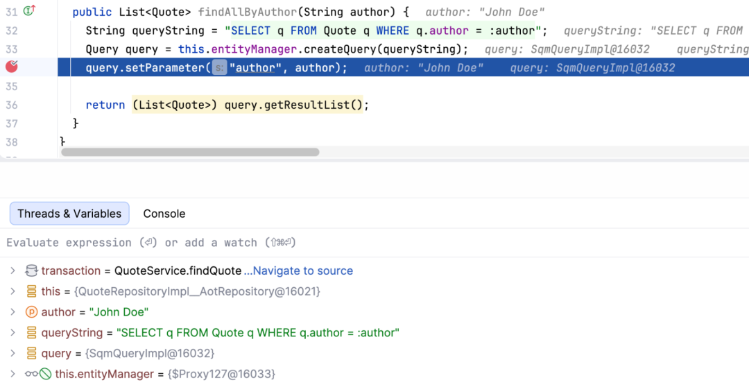 Debug AOT Repository