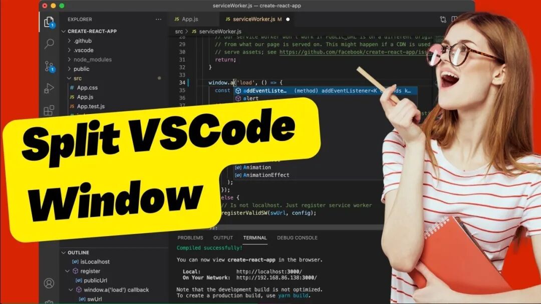 VS Code Split Window