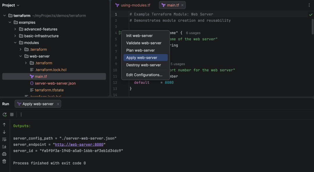 Terraform 编辑体验
