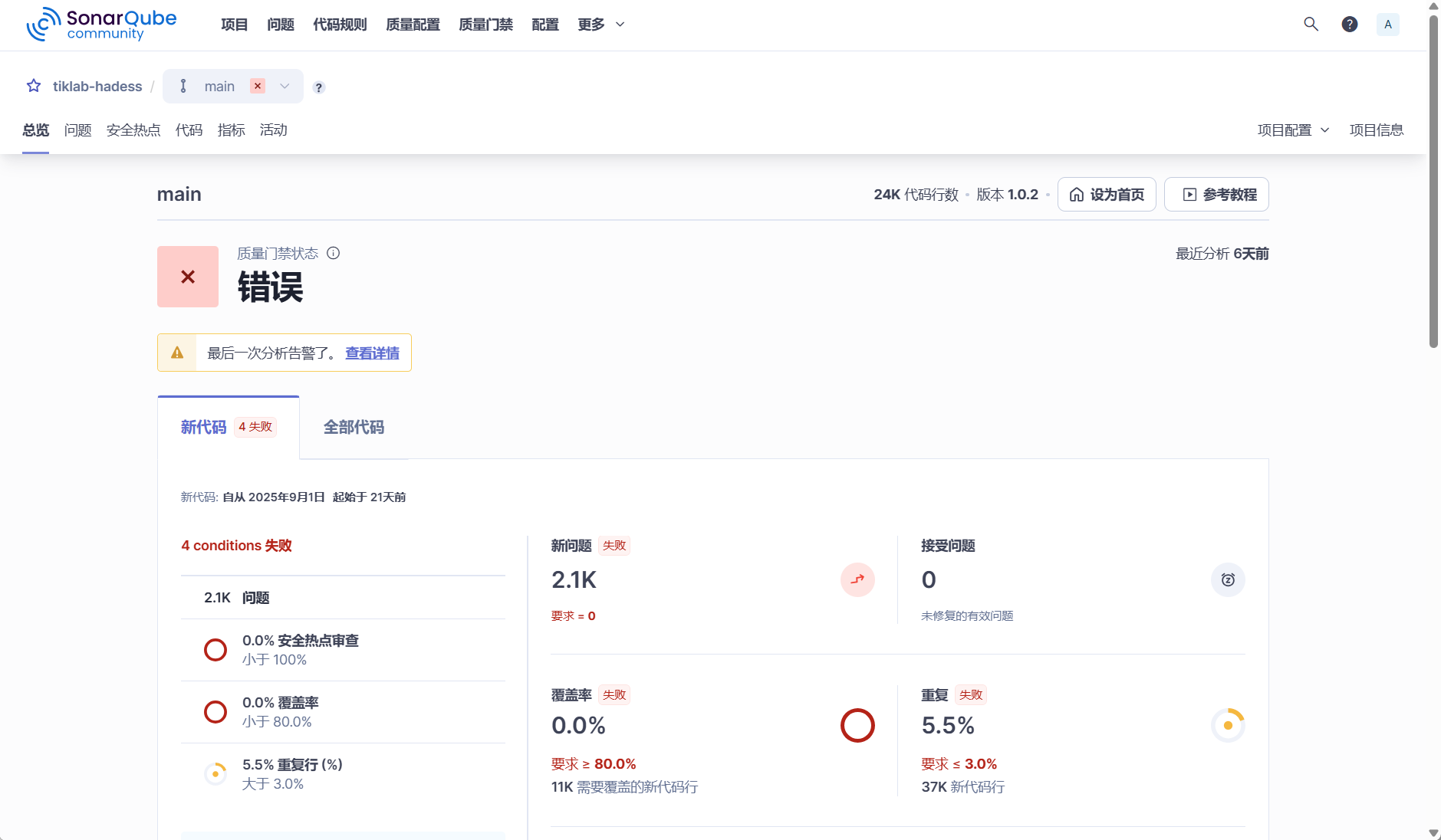 SonarQube代码扫描