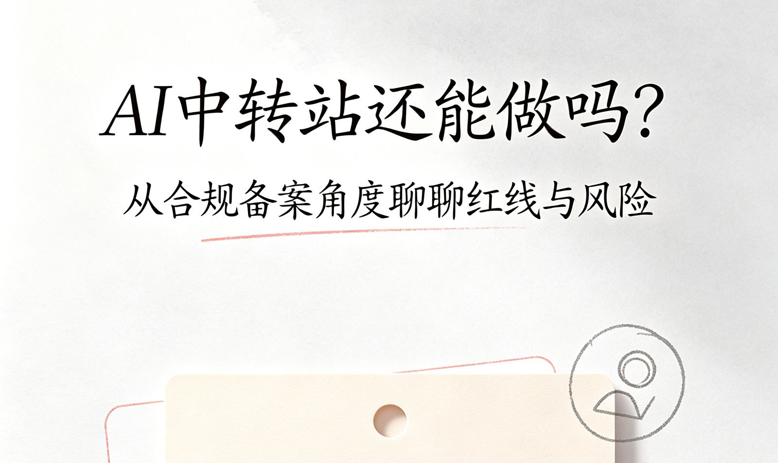 AI中转站还能做吗？从合规备案角度聊聊其中的红线与风险