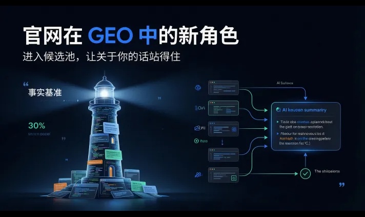 GEO优化中官网到底重不重要？权重与落地做法