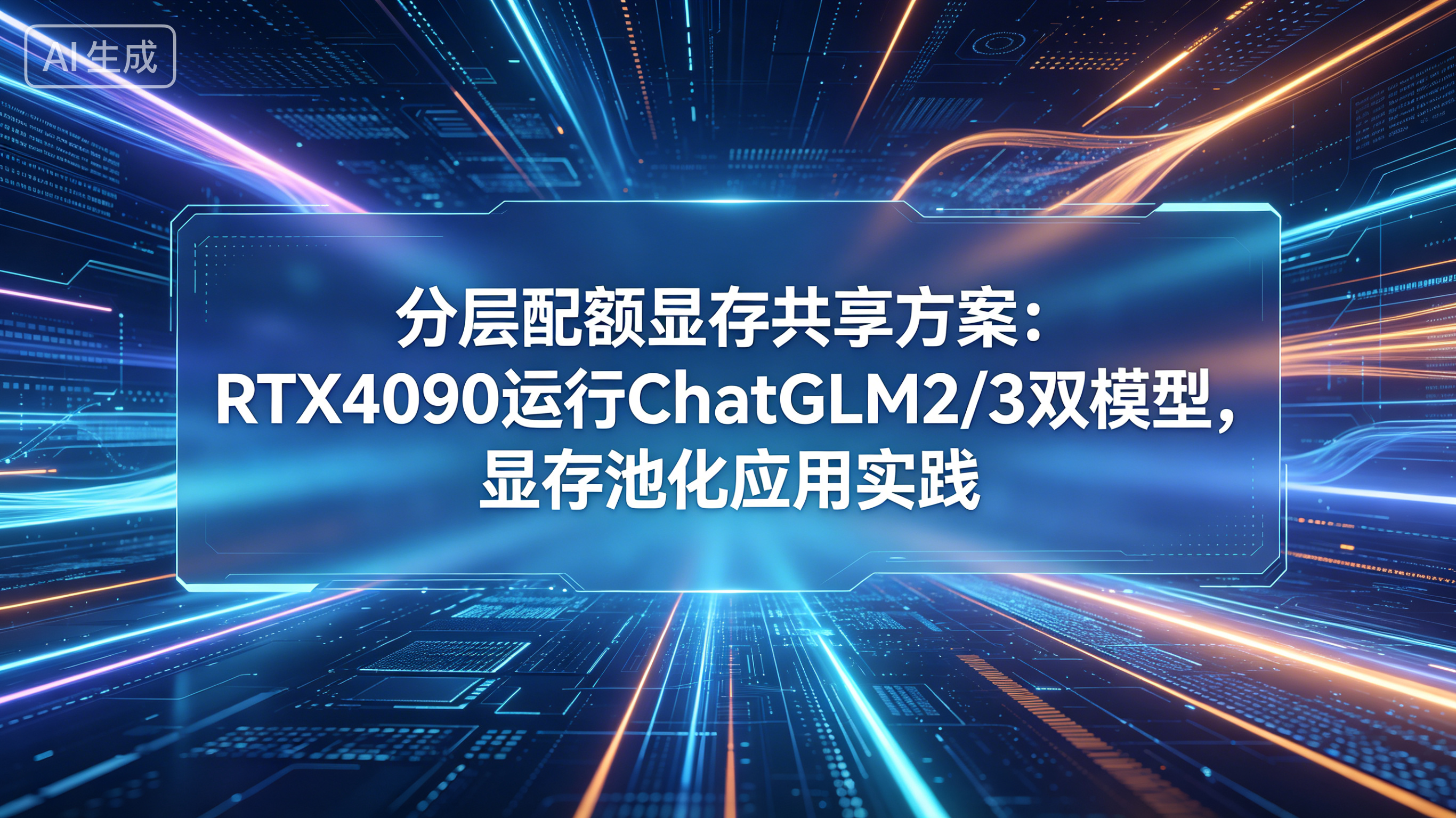 分层配额显存共享方案：RTX4090运行ChatGLM2/3双模型，显存池化应用实践19.4