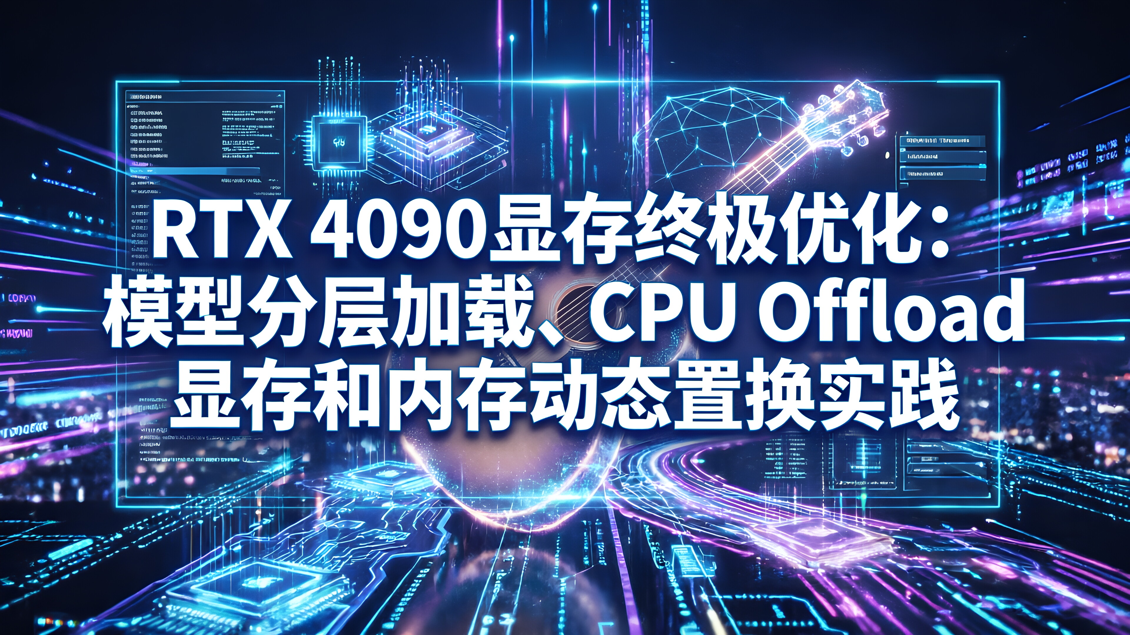 RTX 4090显存终极优化：模型分层加载、CPU Offload显存和内存动态置换实践17.9