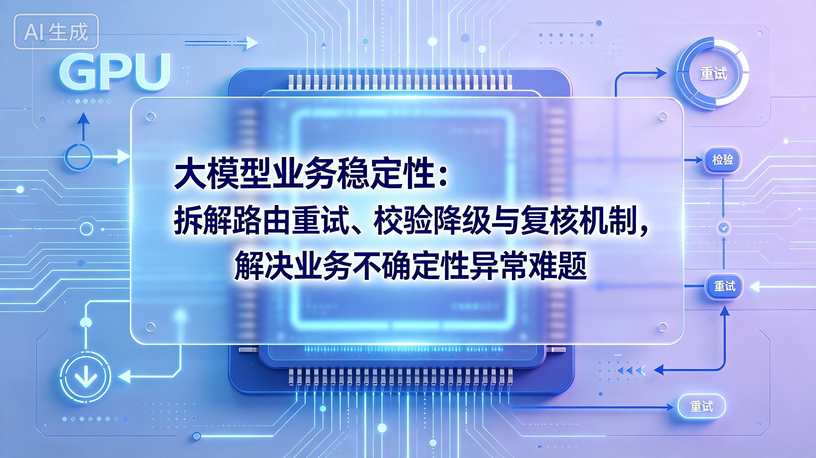大模型业务稳定性：拆解路由重试、校验降级与复核机制，解决业务不确定性异常难题23.8