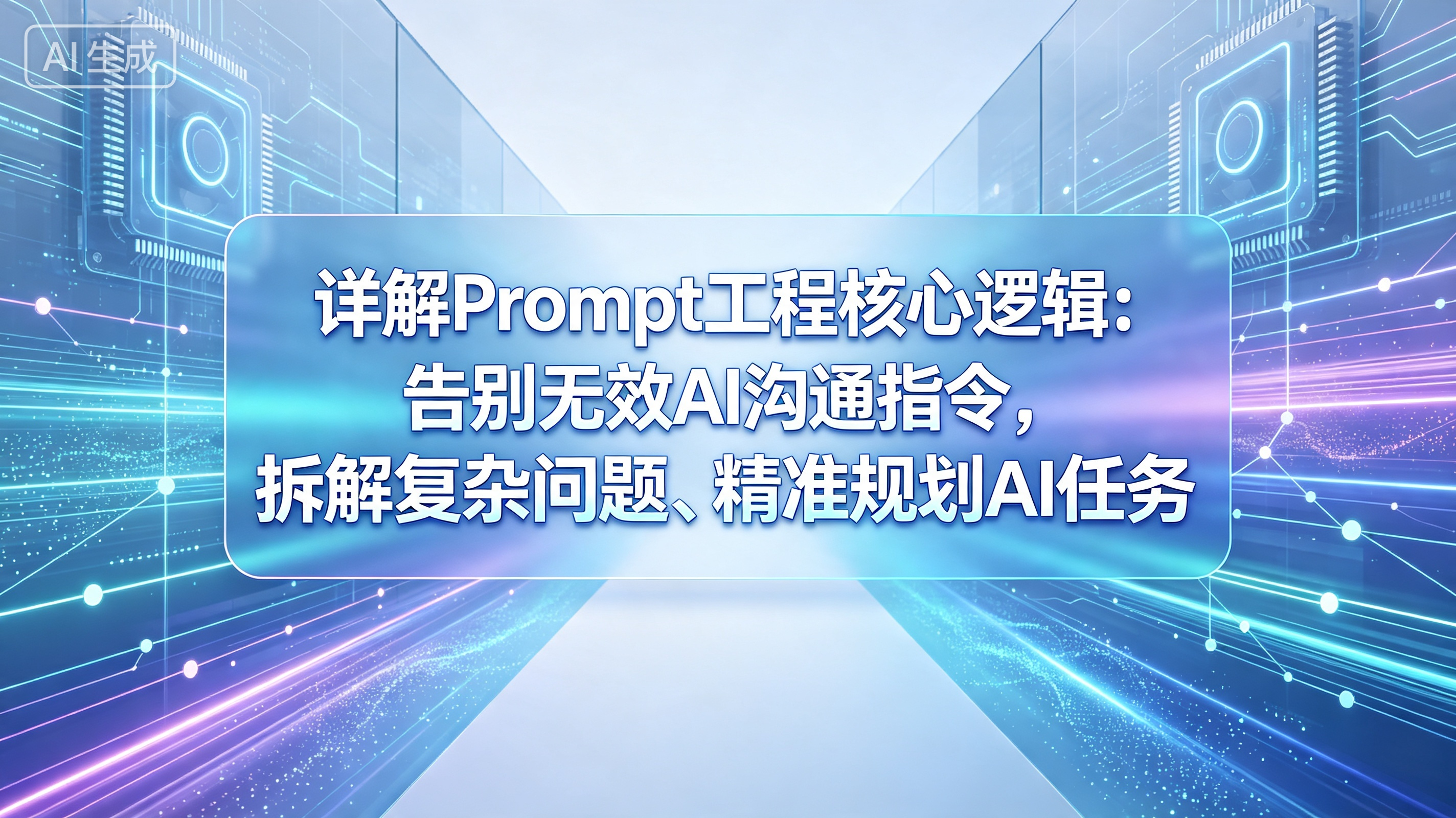 详解Prompt工程核心逻辑：告别无效AI沟通指令，拆解复杂问题、精准规划AI任务22.8