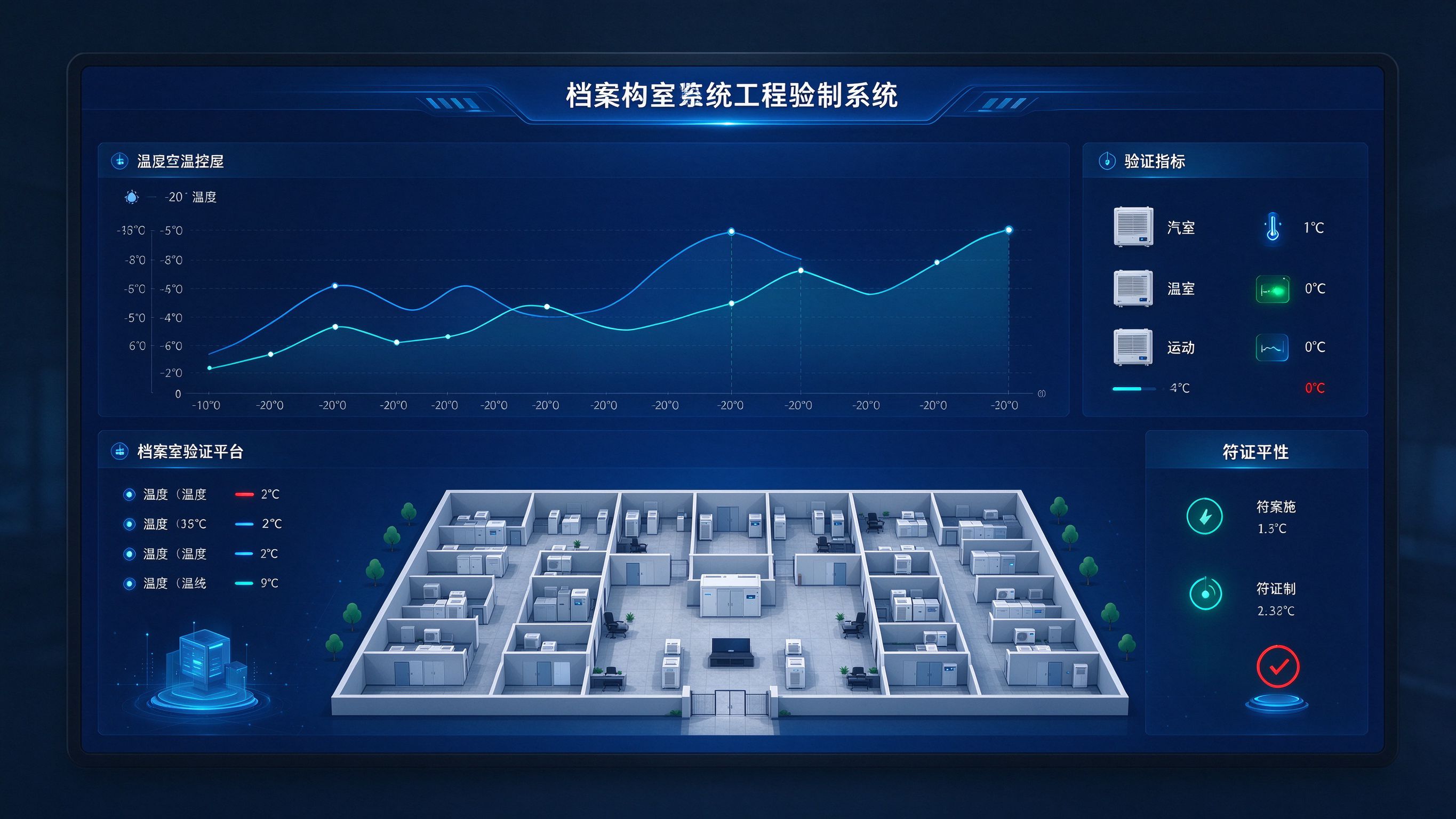 档案库房温湿度控制系统工程验证平台总览
