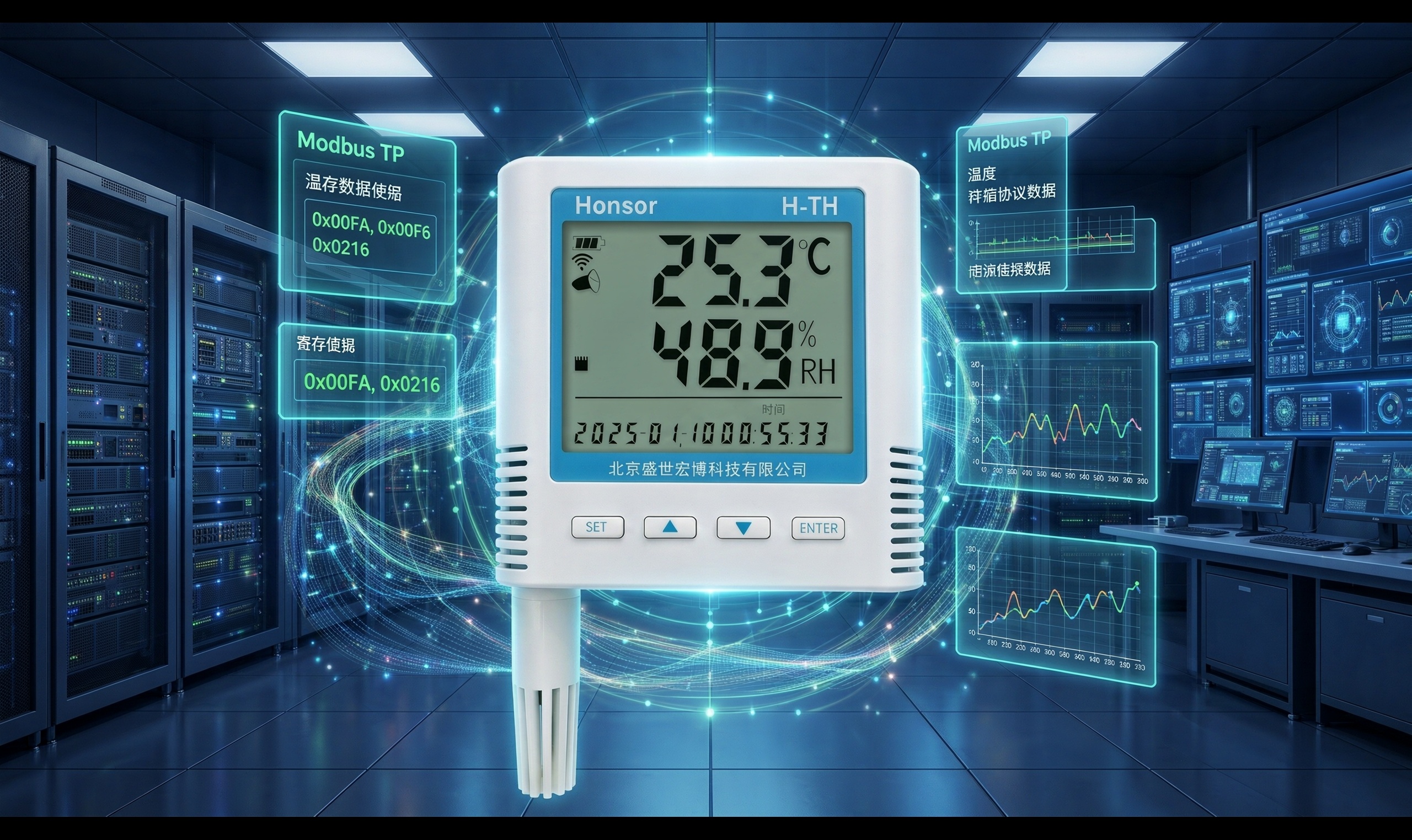 手把手教你对接：Modbus TCP 协议下以太网温湿度变送器的数据解析与存储