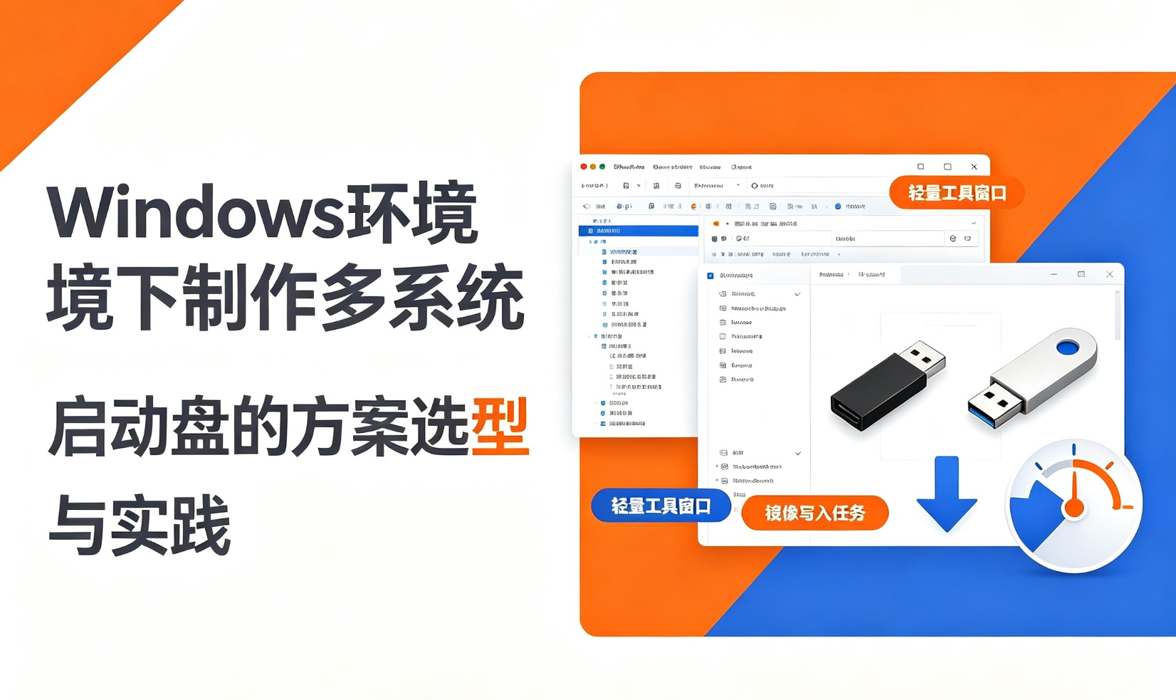 Windows环境下制作多系统启动盘的方案选型与实践